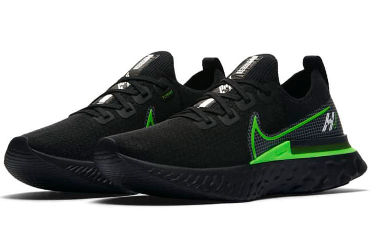Nike React Infinity Run Flyknit 'Black Green' 圖 3