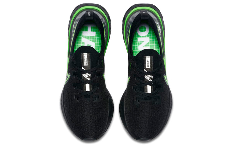 Nike React Infinity Run Flyknit 'Black Green' 圖 4