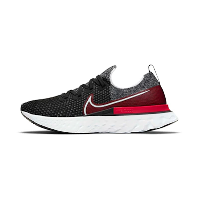 Nike React Infinity Run Flyknit 'Black University Red'
