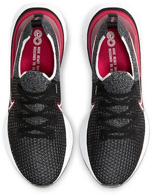 Nike React Infinity Run Flyknit 'Negro Rojo Universitario'. CD4371-014 Shop Nike React Infinity Run Flyknit 'Negro Rojo Universitario'. CD4371-014