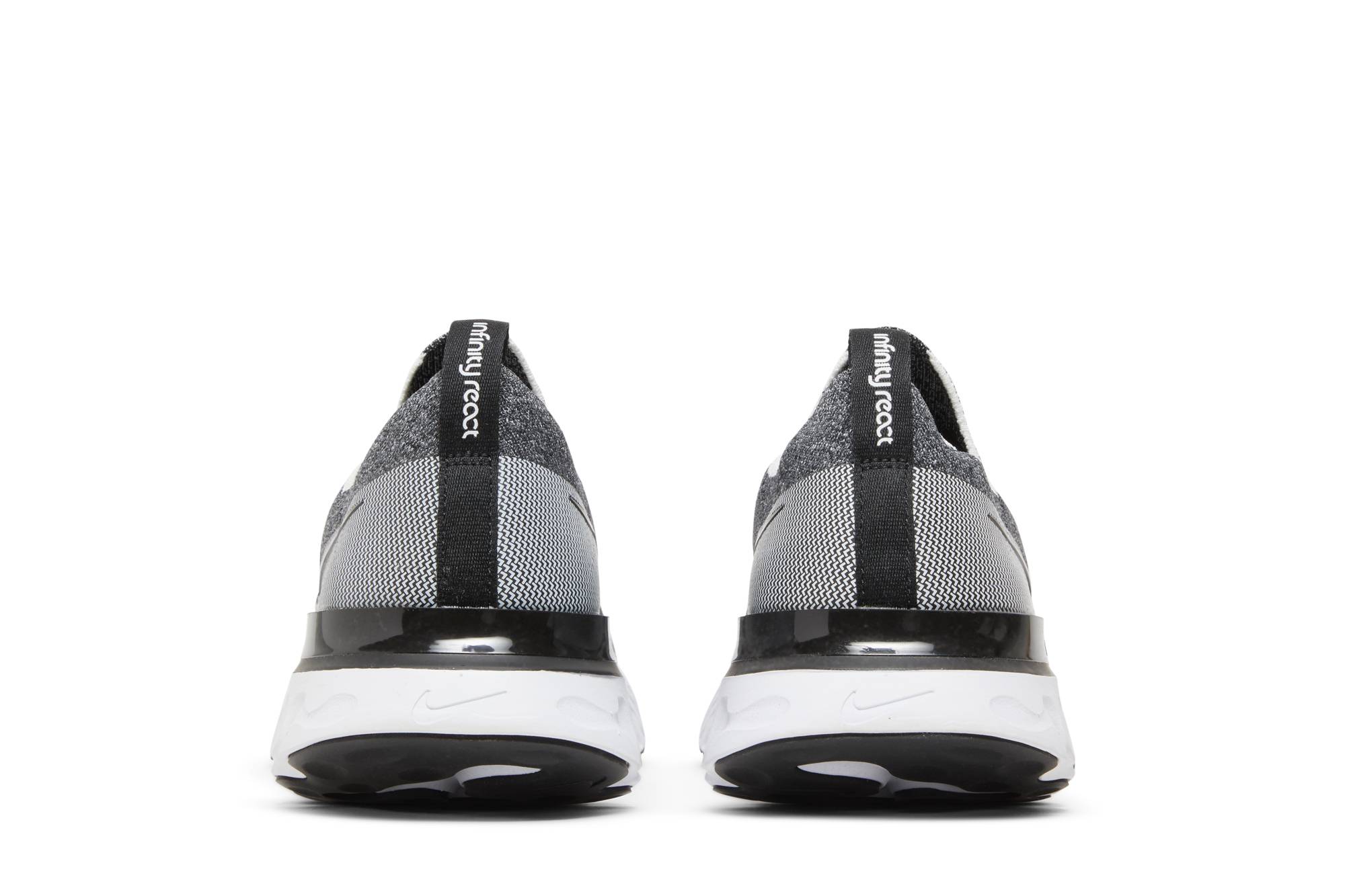 Details for 나이키 리액트 인피니티 런 플라이니트 "블랙 화이트" CD4371-012