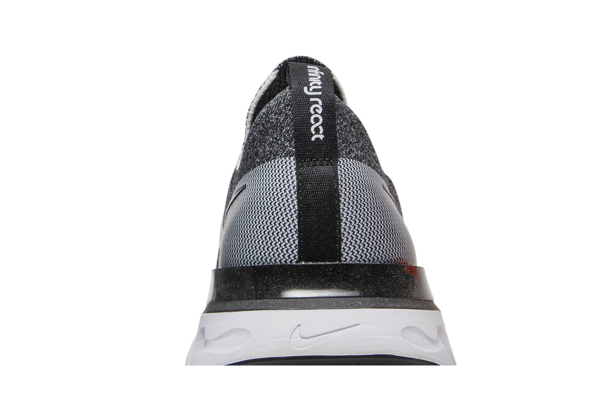 Sizing ナイキ リアクト インフィニティ ラン FK (黒白) CD4371-010