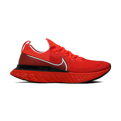 Nike React Infinity Run Flyknit 'Bright Crimson Black'
