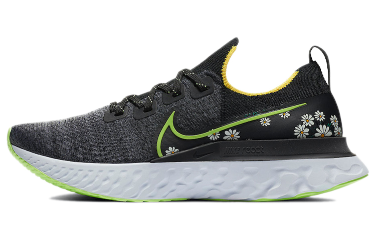 Buy 耐吉 React Infinity Run Flyknit 小花 黑綠