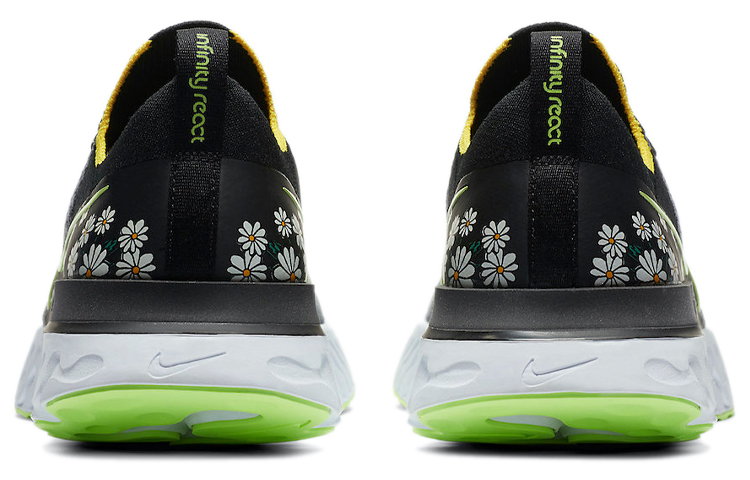Purchase 耐吉 React Infinity Run Flyknit 小花 黑綠