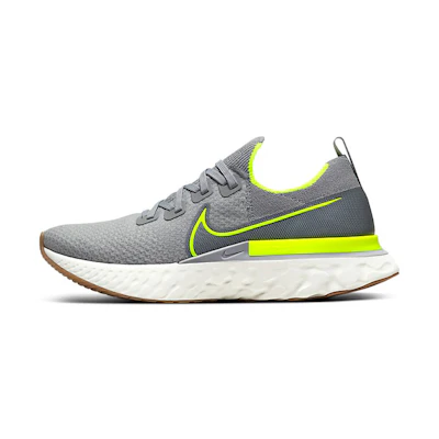 Nike React Infinity Run Flyknit 'Particle Grey Volt'