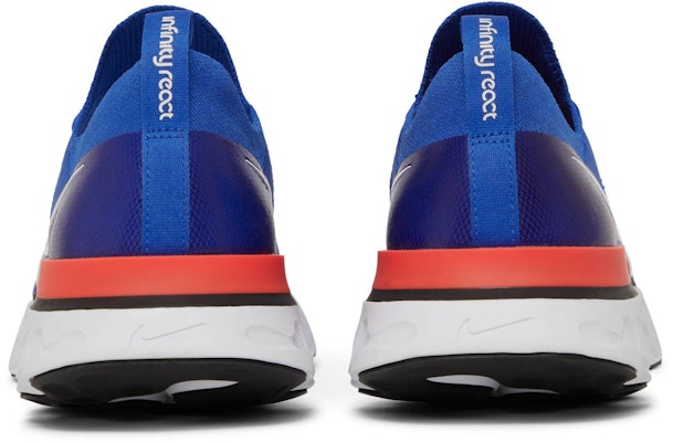 耐克React Infinity Run Flyknit '竞速蓝红' CD4371-400 Details for 耐克React Infinity Run Flyknit '竞速蓝红' CD4371-400