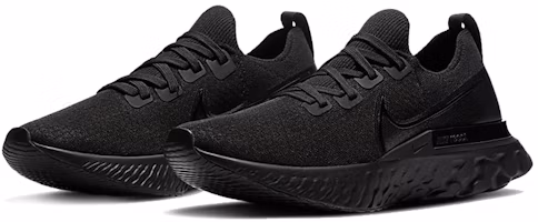 Lookbook Nike React Infinity Run Flyknit 'Triple Black' Zapatillas Negras Totales CD4371-011