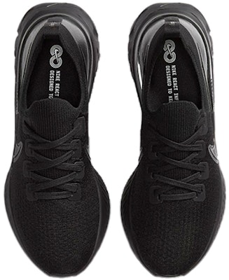Nike React Infinity Run Flyknit 'Triple Black' CD4371-011 Shop Nike React Infinity Run Flyknit 'Triple Black' CD4371-011