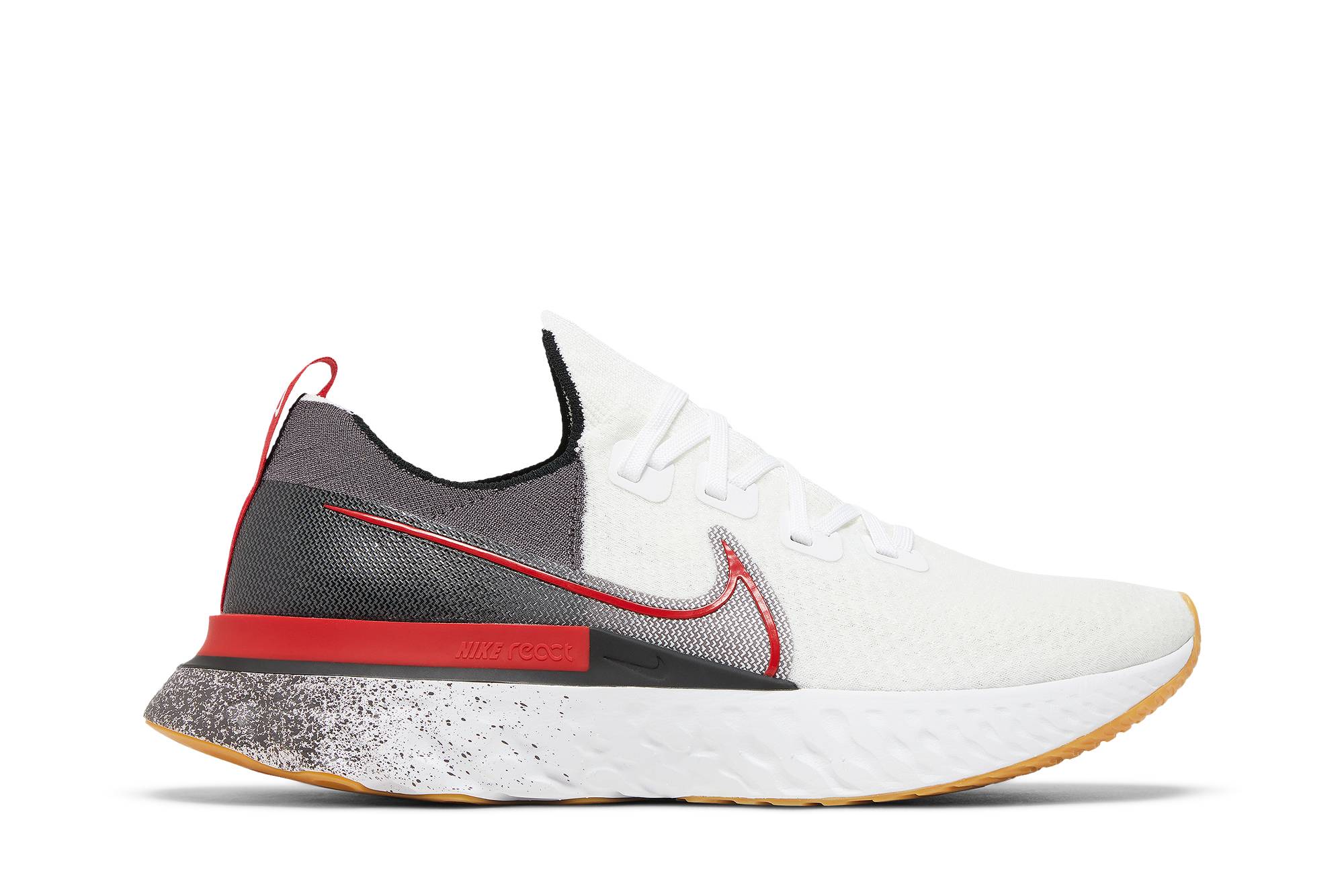 Nike React Infinity Run Flyknit 'White University Red' CW5245-100