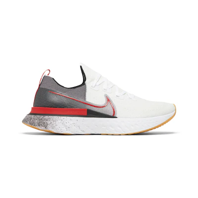 Nike React Infinity Run Flyknit 'White University Red'
