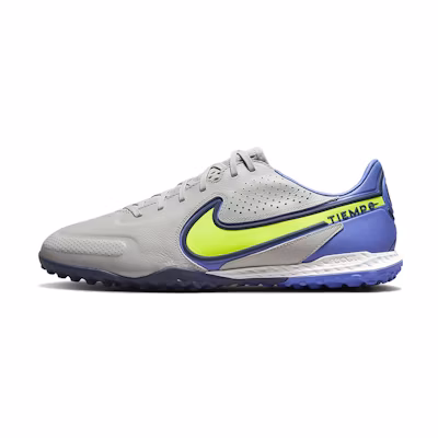 Nike React Legend 9 Pro TF Turf Soccer Shoes Grey/Yellow