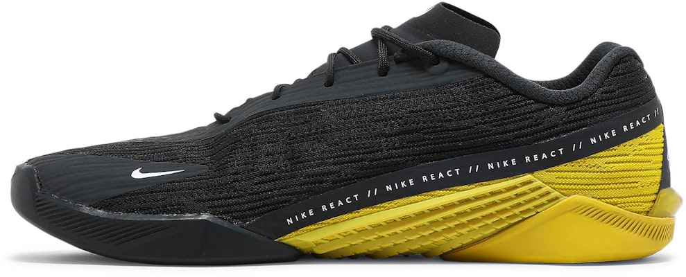 Nike React Metcon Turbo 'Gris Humo Oscuro y Amarillo Cítrico' CT1243-007 Lookbook Nike React Metcon Turbo 'Gris Humo Oscuro y Amarillo Cítrico' CT1243-007