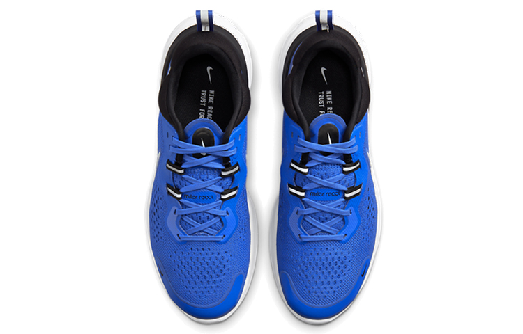 Shop Nike React Miler 2 輕便舒適跑鞋 藍黑拼色
