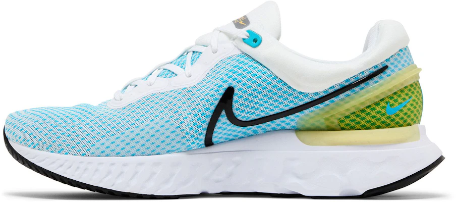 Nike React Miler 3 ''Bianco Azzurro Cloro'' DD0490-100 Lookbook Nike React Miler 3 ''Bianco Azzurro Cloro'' DD0490-100