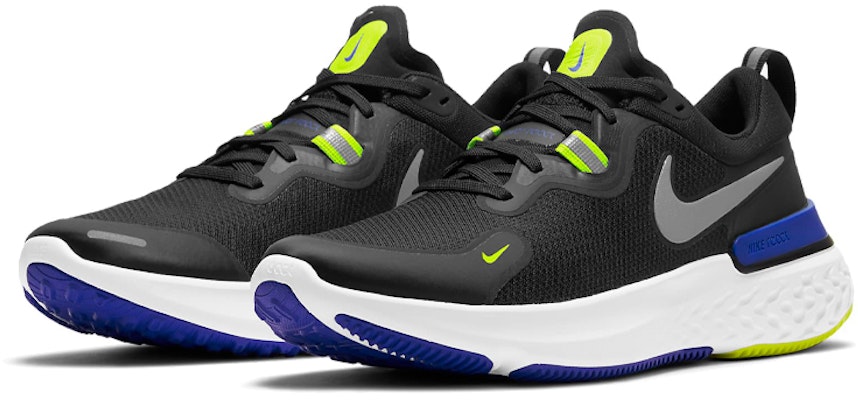 Nike React Miler 'Hitam Cyber Biru' CW1777-011 Lookbook Nike React Miler 'Hitam Cyber Biru' CW1777-011