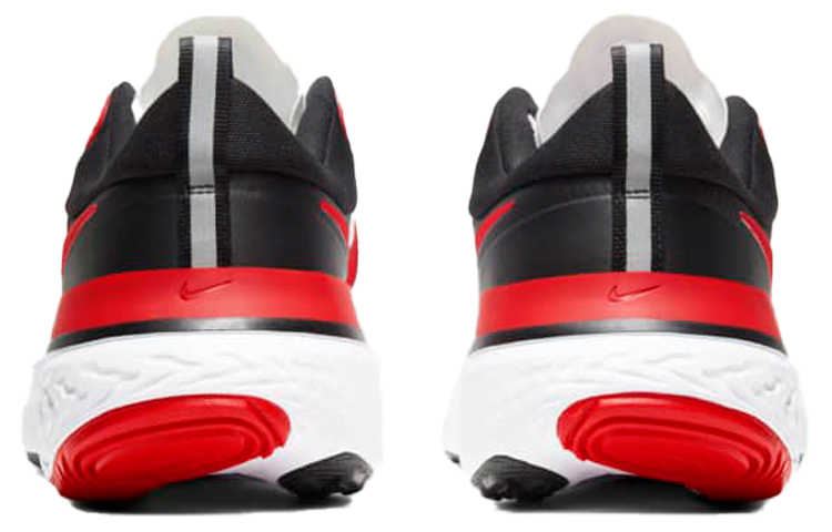 Details for Nike React Miler Rood Zwart Wit CW1777-103