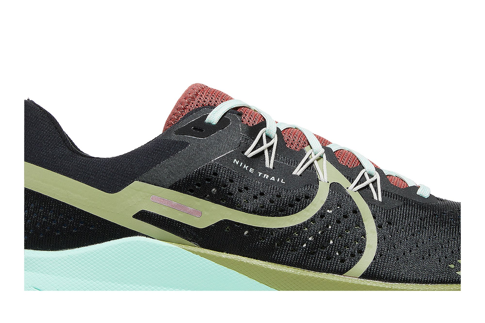 Lookbook Nike React Pegasus Trail 4 ''Noir Alligator Menthe'' DJ6158-004