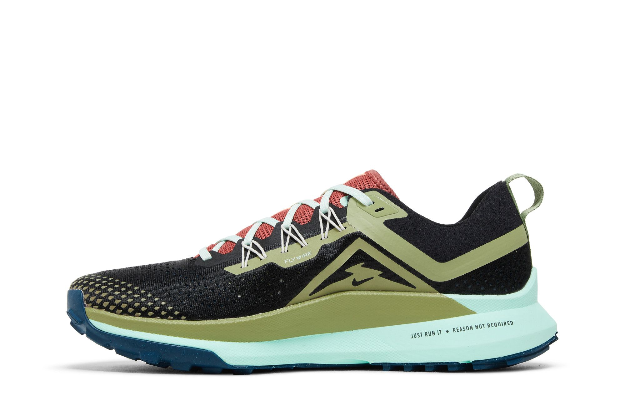 Shop Nike React Pegasus Trail 4 ''Noir Alligator Menthe'' DJ6158-004