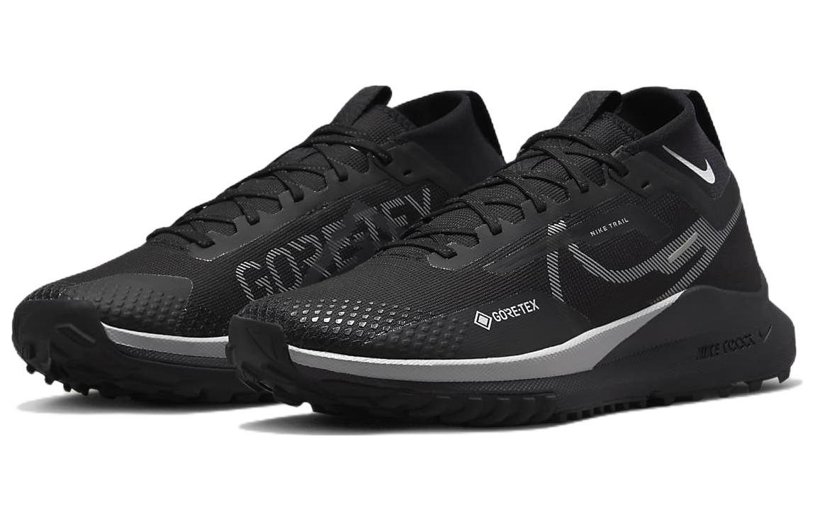 Shop Nike React Pegasus Trail 4 Gore-Tex 'Black Reflect Silver' DJ7926-001