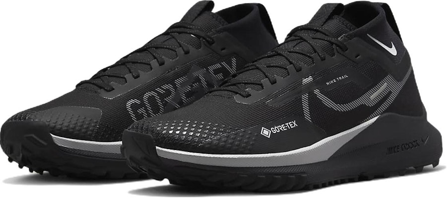 Nike React Pegasus Trail 4 Gore-Tex 'Black Reflect Silver' DJ7926-001 Shop Nike React Pegasus Trail 4 Gore-Tex 'Black Reflect Silver' DJ7926-001