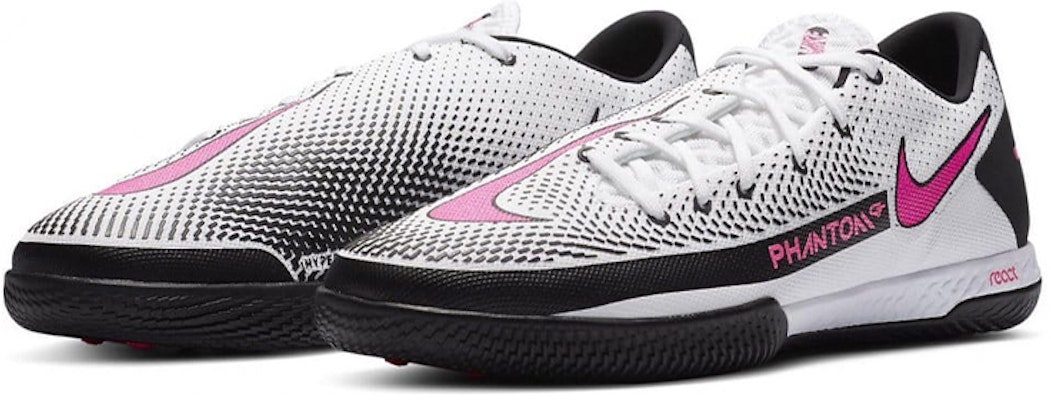 Nike React Phantom GT PRO IC 'Hitam Putih Merah Muda' CK8463-160 Lookbook Nike React Phantom GT PRO IC 'Hitam Putih Merah Muda' CK8463-160