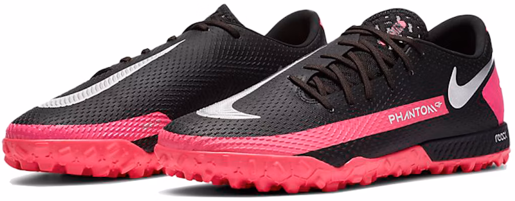 Nike React Phantom GT Pro TF Turf 'Black Pink' CK8468-006 Lookbook Nike React Phantom GT Pro TF Turf 'Black Pink' CK8468-006