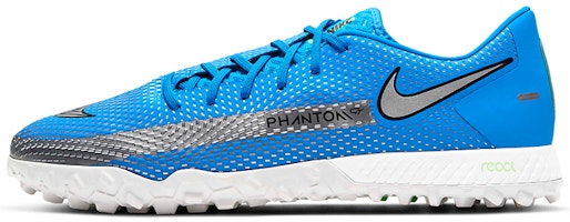 Nike React Phantom GT Pro TF Turf Blue 'Silver' CK8468-400 Nike React Phantom GT Pro TF Turf Blue 'Silver' CK8468-400
