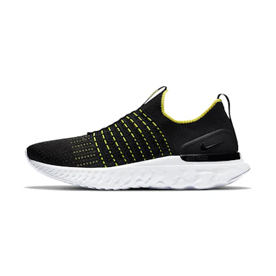 Nike React Phantom Run Flyknit 2 'Black Sonic Yellow'