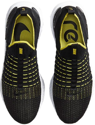 Nike React Phantom Run Flyknit 2 'Black Sonic Yellow' CJ0277-004 Shop Nike React Phantom Run Flyknit 2 'Black Sonic Yellow' CJ0277-004