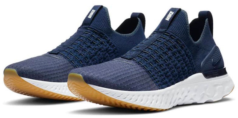 Nike React Phantom Run Flyknit 2 'College Navy' CJ0277-401 Lookbook Nike React Phantom Run Flyknit 2 'College Navy' CJ0277-401