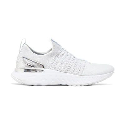 (W) Nike React Phantom Run Flyknit 2 PRM 'Pure Platinum White'