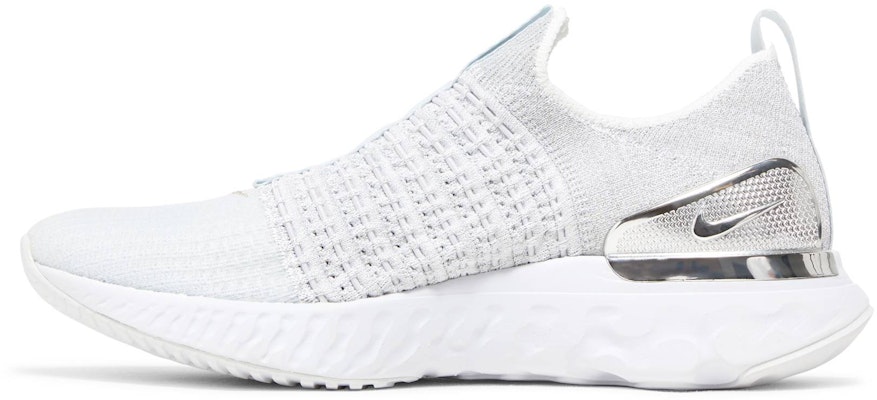 (Women) Nike React Phantom Run Flyknit 2 Premium 'Pure Platinum White' CZ4830-002 Lookbook (Women) Nike React Phantom Run Flyknit 2 Premium 'Pure Platinum White' CZ4830-002