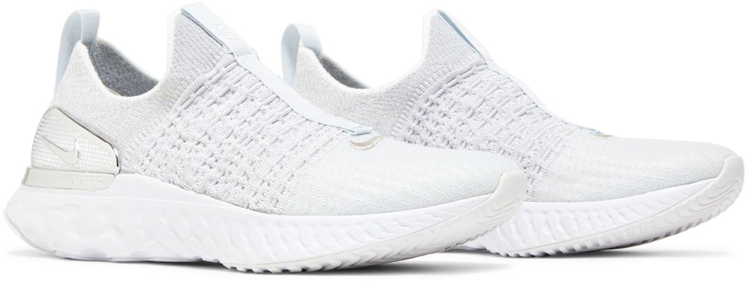 (Women) Nike React Phantom Run Flyknit 2 Premium 'Pure Platinum White' CZ4830-002 Cheap (Women) Nike React Phantom Run Flyknit 2 Premium 'Pure Platinum White' CZ4830-002
