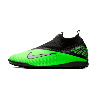 Nike React Phantom VSN 2 Pro DF TF Turf 'Black Green'