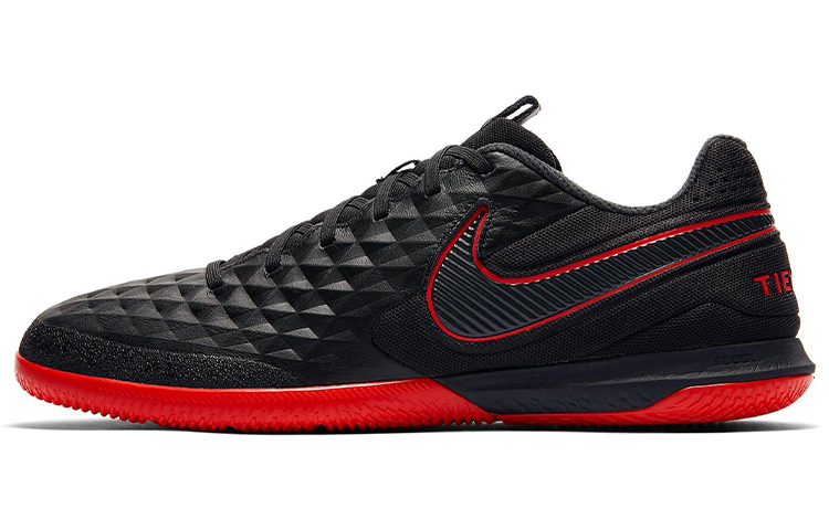 Nike Tiempo React Legend 8 Pro IC 'Black Red' AT6134-060