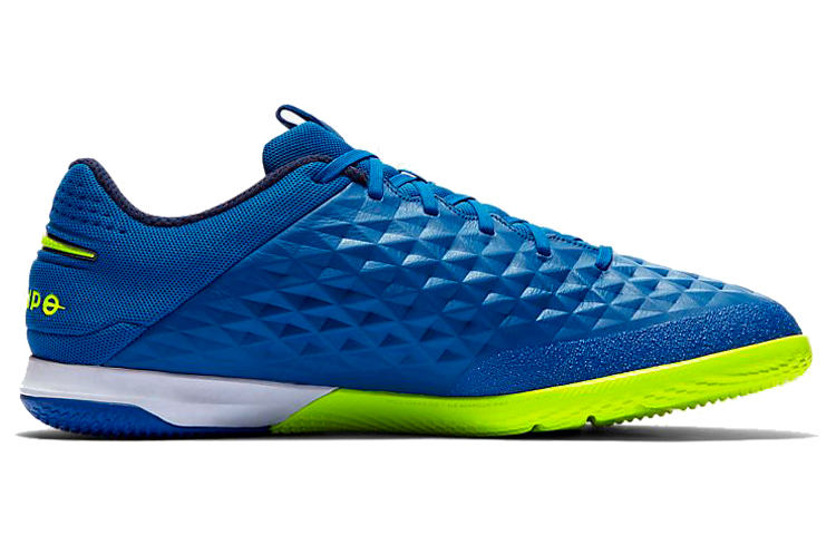 Order 耐克React Tiempo Legend 8 Pro IC 'Soar Volt'蓝黄配色足球鞋 AT6134-474