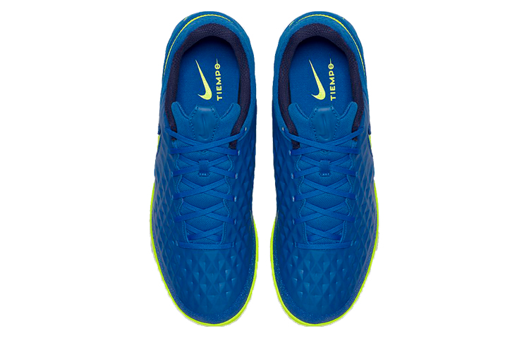Shop 耐克React Tiempo Legend 8 Pro IC 'Soar Volt'蓝黄配色足球鞋 AT6134-474