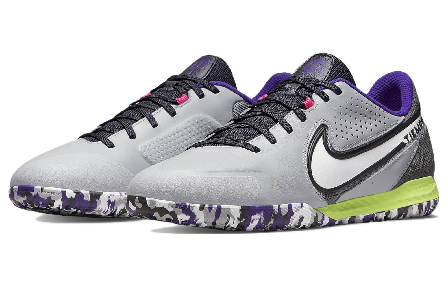 Nike React Tiempo Legend 9 Pro IC 'Grey Purple' 圖 3