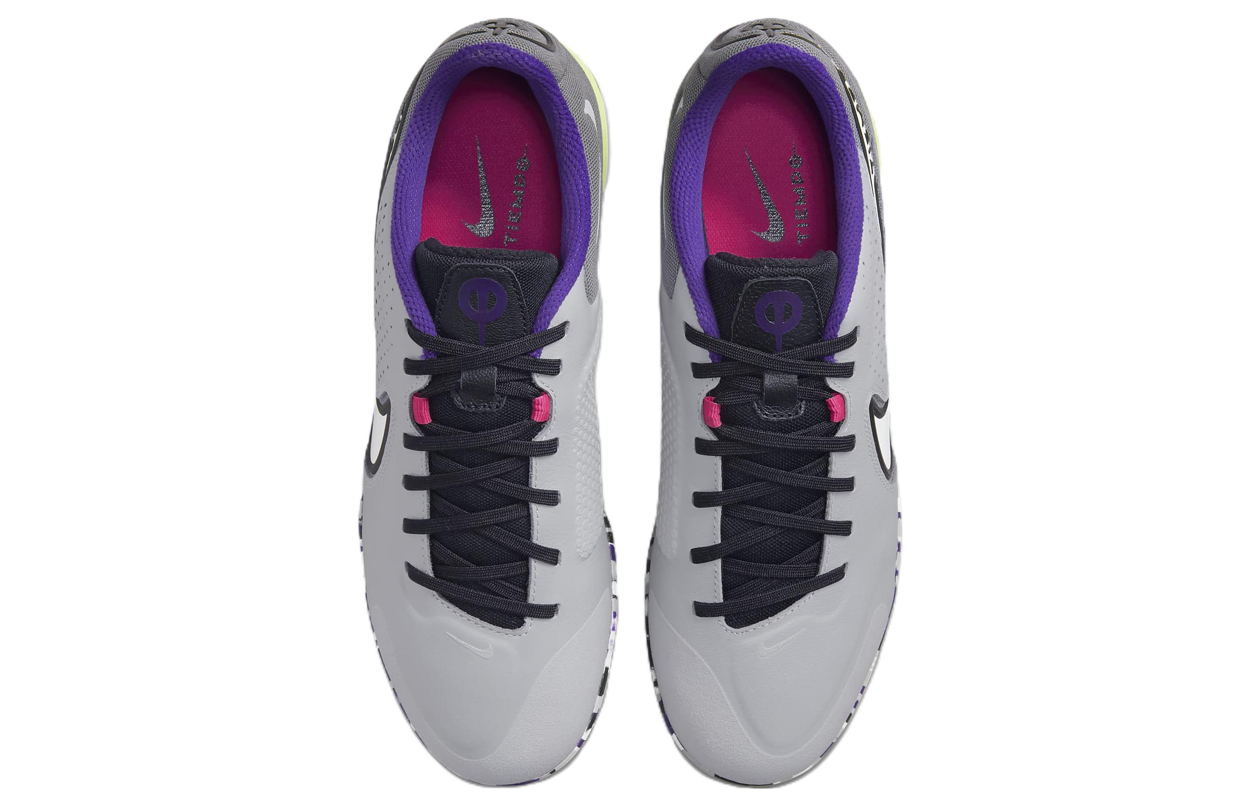 Nike React Tiempo Legend 9 Pro IC 'Grey Purple' 圖 4