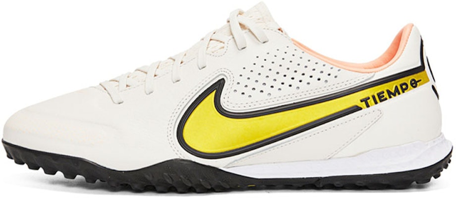 Nike React Tiempo Legend 9 Pro TF 'White Yellow' DA1192-002 Buy Nike React Tiempo Legend 9 Pro TF 'White Yellow' DA1192-002
