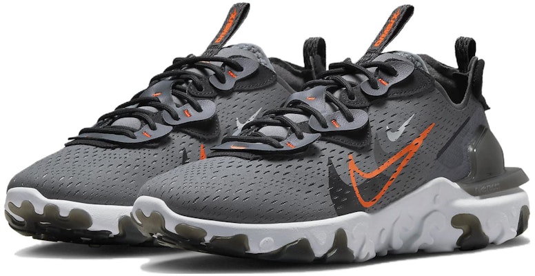 Nike React Vision 減震耐磨 低筒 跑步鞋 男款 灰色 Lookbook Nike React Vision 減震耐磨 低筒 跑步鞋 男款 灰色