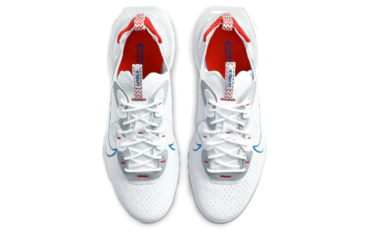 Lookbook 耐克React Vision蓝红白配色 DJ4597-100