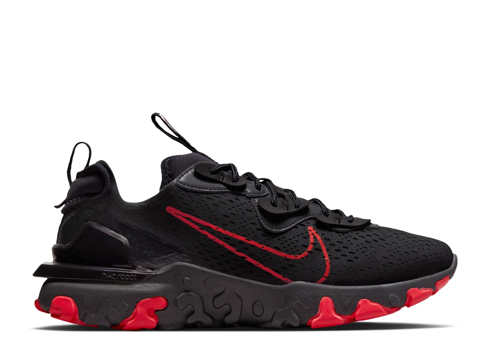 Buy Nike React Vision SC 'Black University Red' DR8611-002