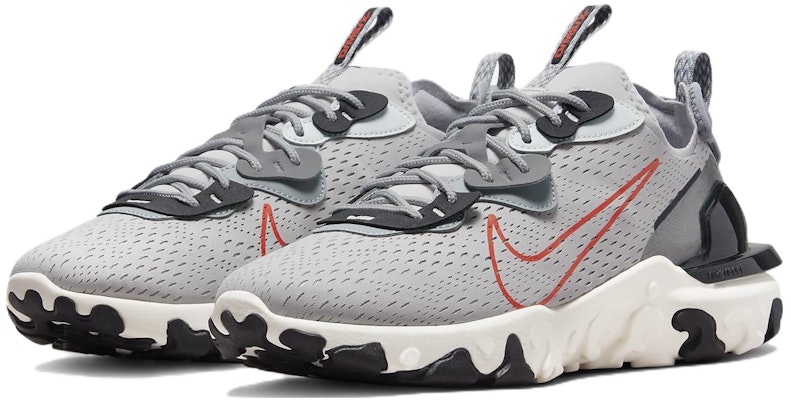 Nike React Vision SC 'Grey Fog Team Orange' DR8611-001 Lookbook Nike React Vision SC 'Grey Fog Team Orange' DR8611-001