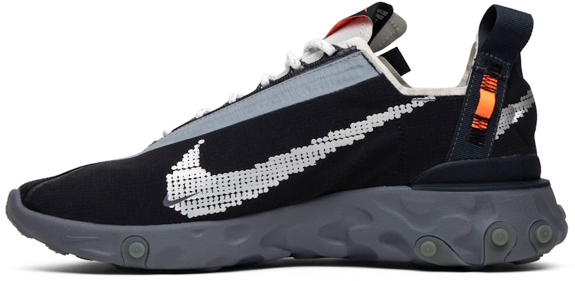 Nike React WR ISPA 'Gunsmoke' AR8555-001 Lookbook Nike React WR ISPA 'Gunsmoke' AR8555-001