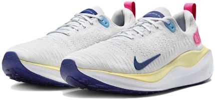 Nike ReactX Infinity Run 4 'Photon Dust Royal Pink' Wanita Lelaki Kasut DR2665-009 Lookbook Nike ReactX Infinity Run 4 'Photon Dust Royal Pink' Wanita Lelaki Kasut DR2665-009