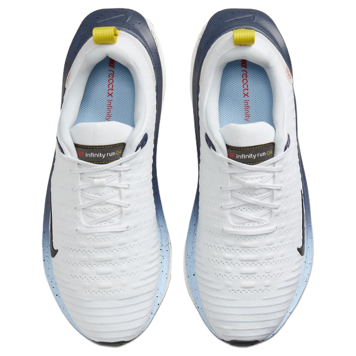 Shop Nike ReactX Infinity Run 4 'Blanco Azul Marino Amarillo Velocidad' HJ9071-100