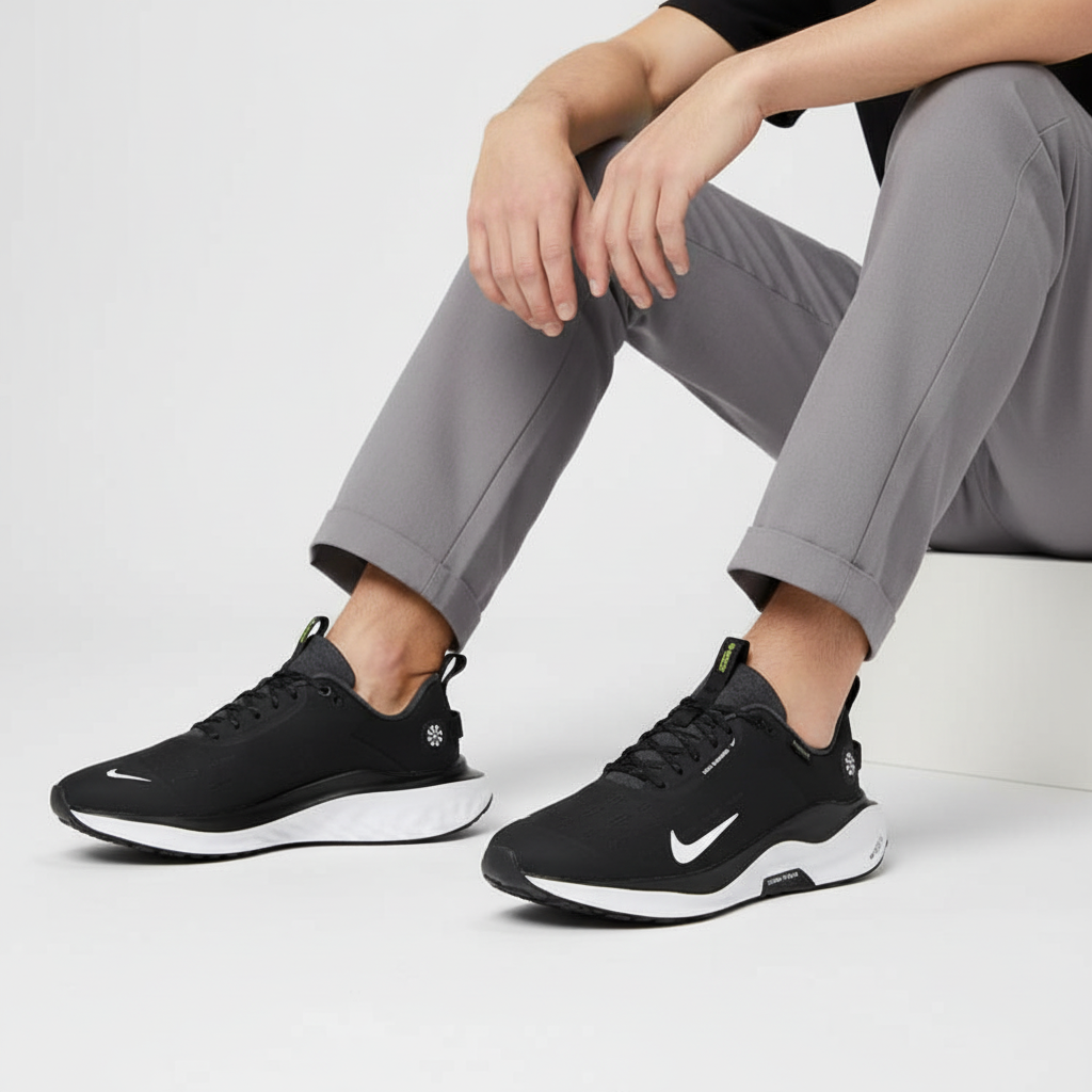 Details for Nike ReactX Infinity Run 4 GORE-TEX 'Hitam Putih' HQ0265-001