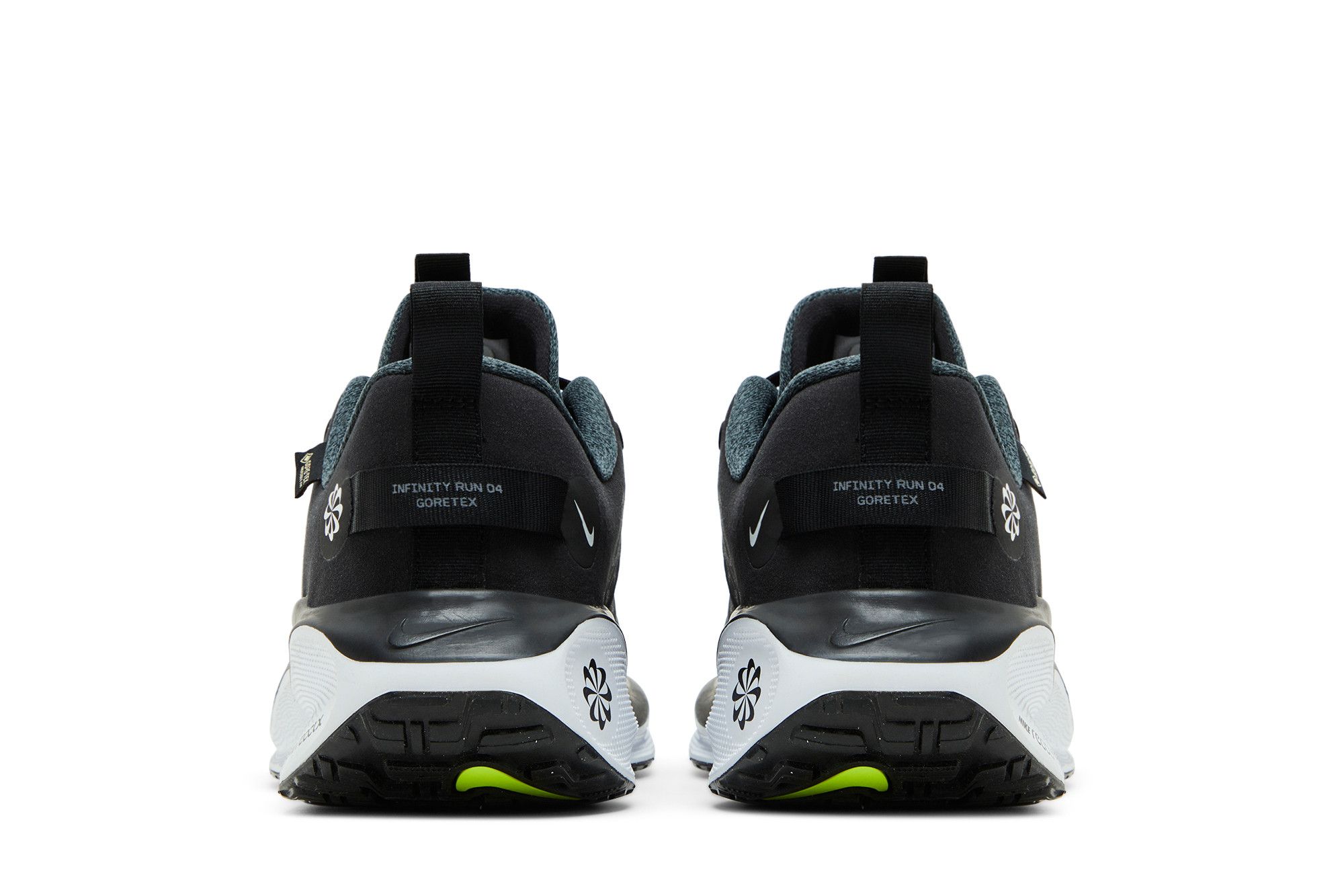 Sizing Nike ReactX Infinity Run 4 GORE-TEX ''Schwarz Weiß'' FB2204-001